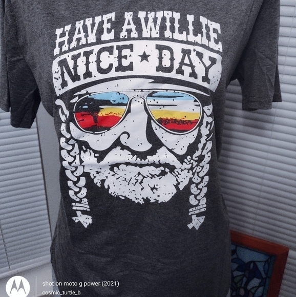 New Have a Willie Nice Day Graphic Short Sleeve T-Shirt Top Women - Picture 4 of 7